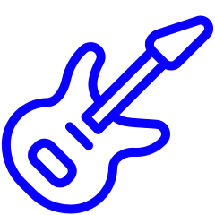 Bildsymbol einer Gitarre