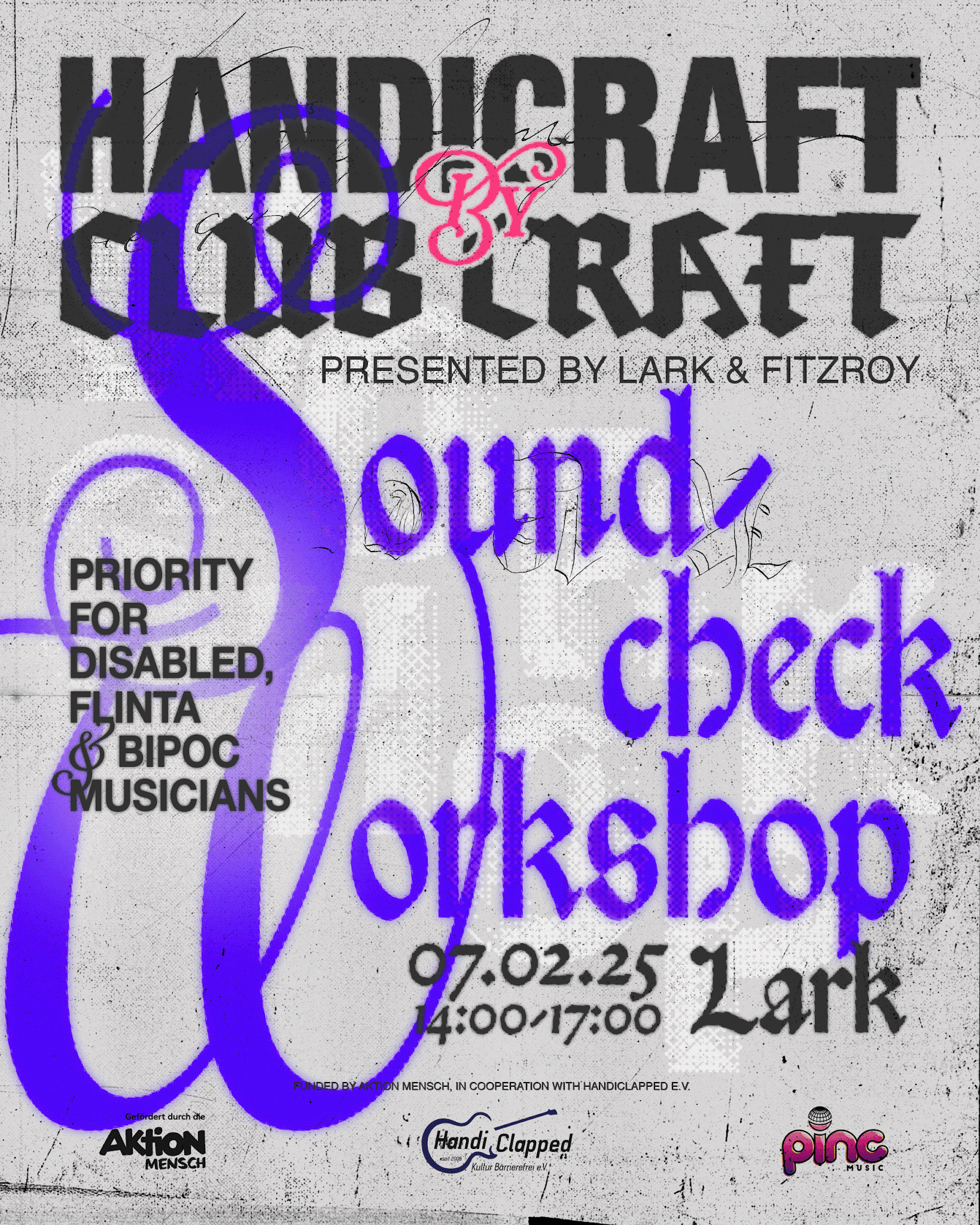 Flyer mit viel Schrift mit dem gleichen Text wie im Beitrag, nur auf Englisch